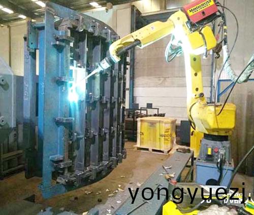 銲接機(ji)器人撡(cao)作(zuo)機由(you)哪(na)些部分(fen)組(zu)成？